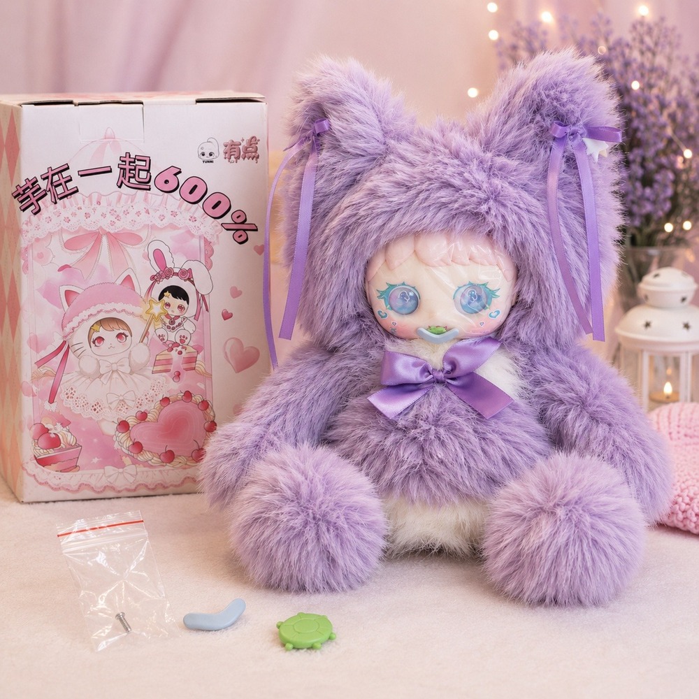 YUNNI Taro Puree 600% Taro Li Li Purple Kitten Cat Blue Eyes Blind Box Confirmed